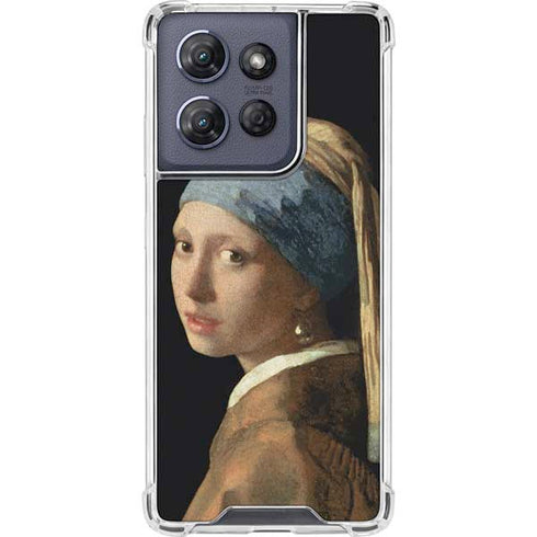Johannes Vermeer Girl with a Pearl Earring Moto G Play 5G (2025) Clear Case