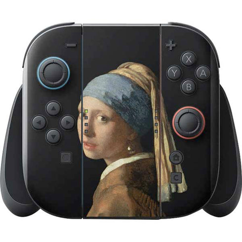 Johannes Vermeer Girl with a Pearl Earring Nintendo Switch 2 (2025) with Joy-Con Skin