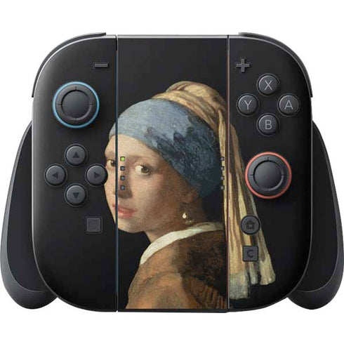 Johannes Vermeer Girl with a Pearl Earring Nintendo Switch 2 (2025) Joy-Con Controller Skin
