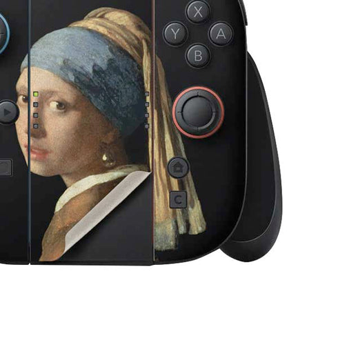 Johannes Vermeer Girl with a Pearl Earring Nintendo Switch 2 (2025) Joy-Con Controller Skin