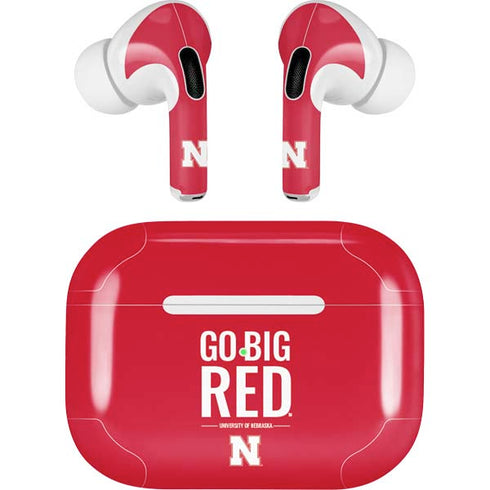 University of Nebraska Go Big Red AirPods Pro 2nd Gen Skin