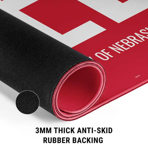 University of Nebraska Go Big Red Gaming Mouse Pad