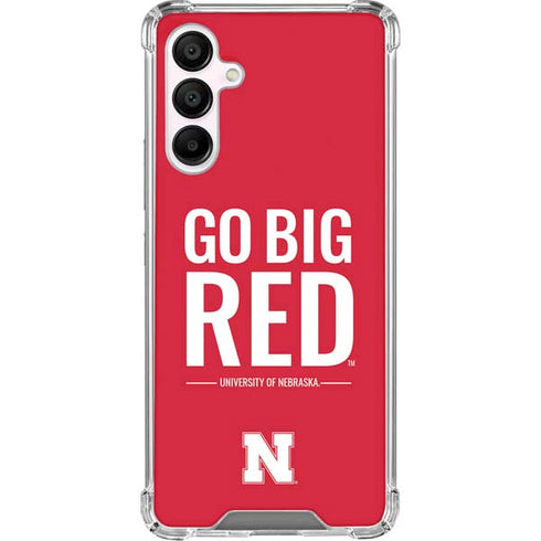 University of Nebraska Go Big Red Galaxy A16 5G Clear Case