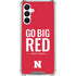 University of Nebraska Go Big Red Galaxy A16 5G Clear Case