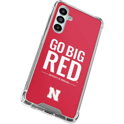 University of Nebraska Go Big Red Galaxy A16 5G Clear Case