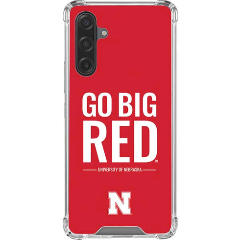 University of Nebraska Go Big Red Galaxy A17 Clear Case