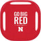 University of Nebraska Go Big Red Galaxy Buds Live Skin