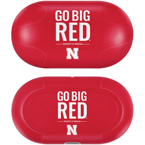 University of Nebraska Go Big Red Galaxy Buds Plus Skin