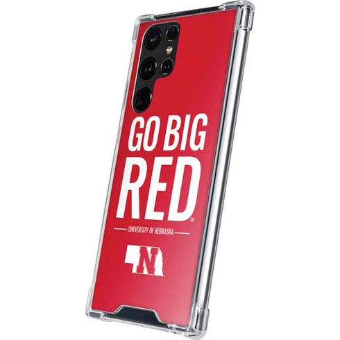 University of Nebraska Go Big Red Galaxy S23 Ultra Clear Case