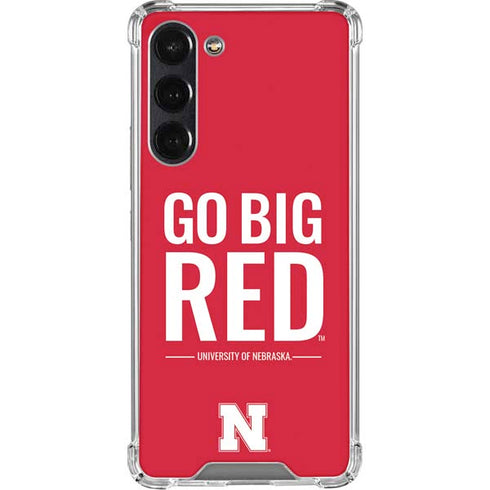 University of Nebraska Go Big Red Galaxy S24 FE Clear Case