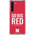 University of Nebraska Go Big Red Galaxy S24 FE Clear Case