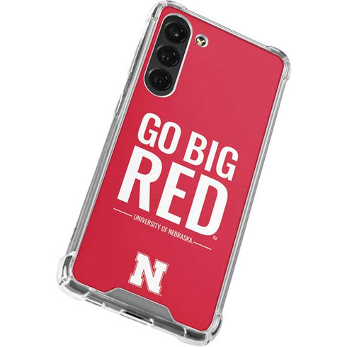 University of Nebraska Go Big Red Galaxy S24 FE Clear Case