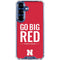 University of Nebraska Go Big Red Galaxy S25 Plus Clear Case