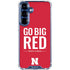 University of Nebraska Go Big Red Galaxy S25 Plus Clear Case