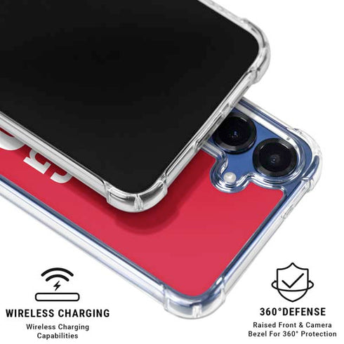University of Nebraska Go Big Red Galaxy S25 Plus Clear Case