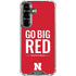 University of Nebraska Go Big Red Galaxy S26 Plus Clear Case