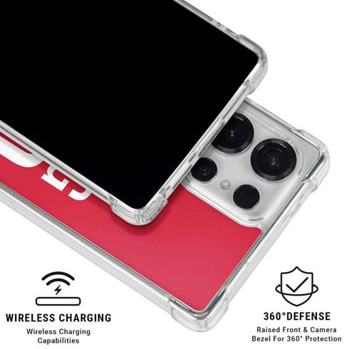 University of Nebraska Go Big Red Galaxy S26 Ultra Clear Case