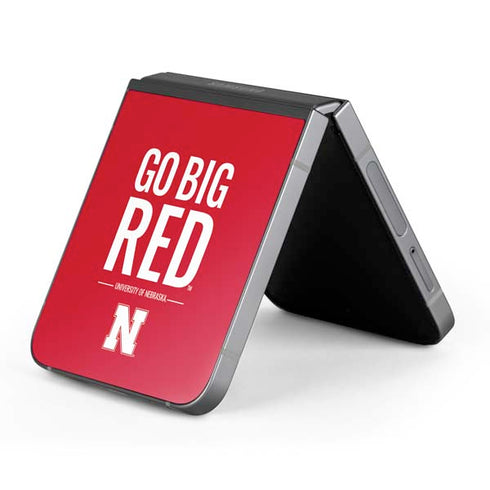 University of Nebraska Go Big Red Galaxy Z Flip6 Skin