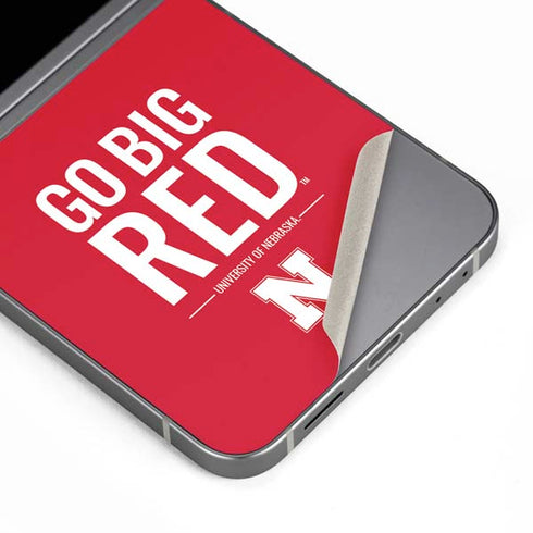 University of Nebraska Go Big Red Galaxy Z Flip6 Skin