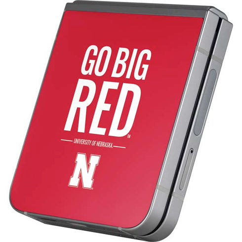 University of Nebraska Go Big Red Galaxy Z Flip6 Skin