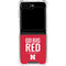 University of Nebraska Go Big Red Galaxy Z Flip6 Clear Case