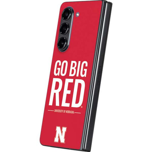 University of Nebraska Go Big Red Galaxy Z Fold5 5G Skin