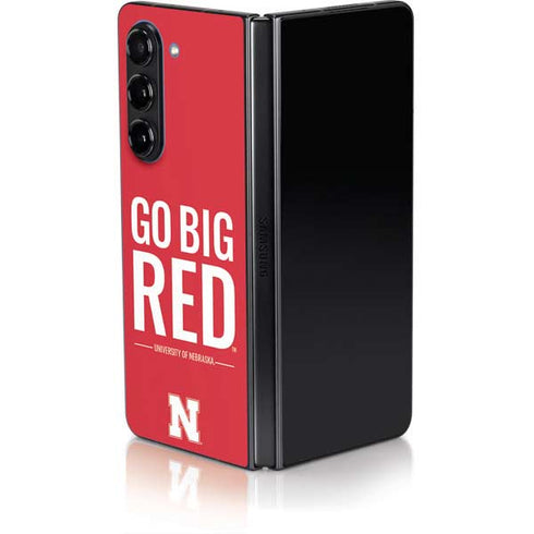 University of Nebraska Go Big Red Galaxy Z Fold5 5G Skin