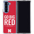 University of Nebraska Go Big Red Galaxy Z Fold6 Clear Case