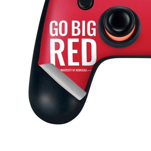 University of Nebraska Go Big Red Google Stadia Controller Skin