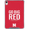 University of Nebraska Go Big Red iPad 11th Gen (2025) Clear Case