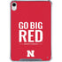 University of Nebraska Go Big Red iPad 11th Gen (2025) Clear Case