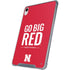 University of Nebraska Go Big Red iPad 11th Gen (2025) Clear Case