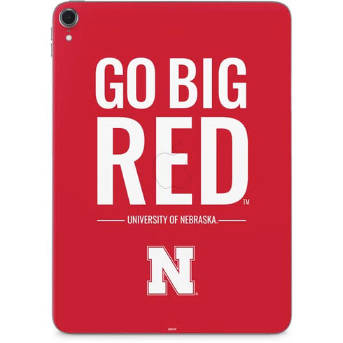 University of Nebraska Go Big Red Apple iPad Pro Skin