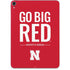University of Nebraska Go Big Red Apple iPad Pro Skin