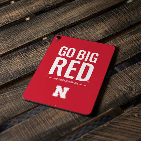 University of Nebraska Go Big Red Apple iPad Pro Skin