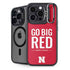 University of Nebraska Go Big Red iPhone 14 Pro Max Kickstand Case