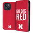 University of Nebraska Go Big Red iPhone 15 Plus Folio Case