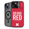 University of Nebraska Go Big Red iPhone 15 Plus Kickstand Case
