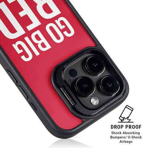 University of Nebraska Go Big Red iPhone 15 Pro Kickstand Case