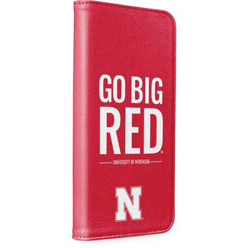 University of Nebraska Go Big Red iPhone 15 Pro Max Folio Case
