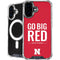 University of Nebraska Go Big Red iPhone 16 MagSafe Case