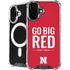 University of Nebraska Go Big Red iPhone 16 MagSafe Case