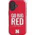 University of Nebraska Go Big Red iPhone 16 Magsafe Impact Case