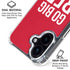 University of Nebraska Go Big Red iPhone 16 Plus Clear Case