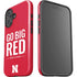 University of Nebraska Go Big Red iPhone 16 Plus Impact Case