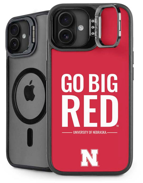 University of Nebraska Go Big Red iPhone 16 Plus Kickstand Case
