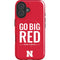 University of Nebraska Go Big Red iPhone 16 Plus Magsafe Impact Case