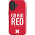 University of Nebraska Go Big Red iPhone 16 Plus Magsafe Impact Case