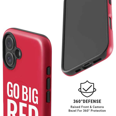 University of Nebraska Go Big Red iPhone 16 Plus Magsafe Impact Case