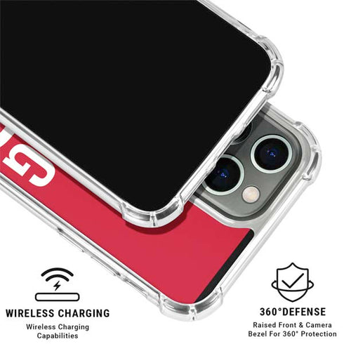 University of Nebraska Go Big Red iPhone 16 Pro Clear Case